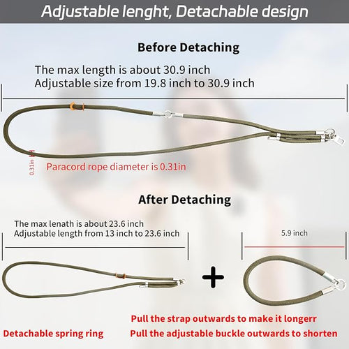 3-in-1 Adjustable Phone Lanyard Crossbody Cell Phone Neck Strap Universal - Image 2