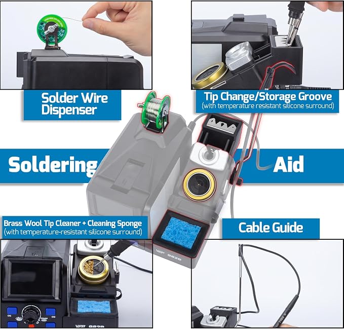 WEP 982D Precision Soldering Station - Image 6