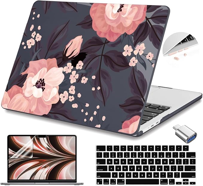 Teryeefi Compatible with M4 MacBook Air 13 inch Case 2025 2024 2023 2022 M3 M2 by Teryeefi