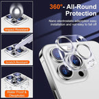 UniqueMe Compatible with iPhone 12 Pro Max 6.7" Camera Lens Protector Tempered - Image 4