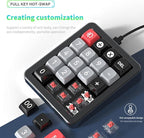 Adventurers K812 Wired Mechanical Numeric Keypad, 19-Key Hot-Swappable RGB - Image 3