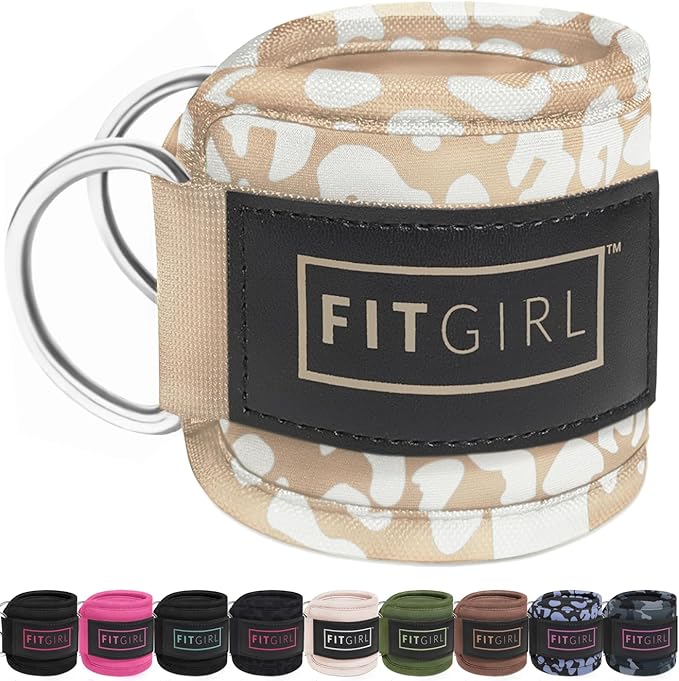 FITGIRL - Ankle Strap for Cable Exercise Machines, Work Out Cuff Attachment for by FITGIRL