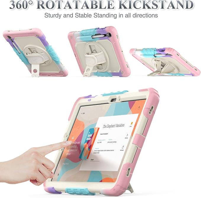 SEYMAC stock Case for Samsung Galaxy Tab S10 FE / S9 / S9 FE 5G Tablet Case - Image 4
