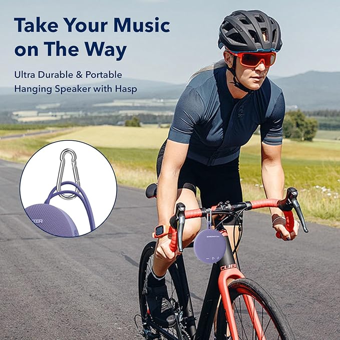 Monster Bluetooth Speaker, IPX8 Shower Speaker Waterproof, Extra Long Playtime - Image 7