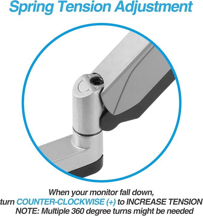 AVLT Single 13"-32" Monitor Wall Mount fits One Flat/Curved Computer Monitor - Image 7
