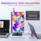 Portable Monitor 15.6 Inch FHD 1080P HDR IPS Travel Monitor - Image 4