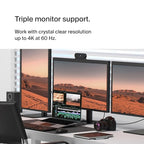 Belkin Connect 11-in-1 Universal USB-C Pro Dock w/ 3-Monitor Support, Silicon - Image 3