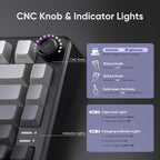 RedThunder K75 Wireless Mechanical Gaming Keyboard, 75% Hot Swappable Creamy - Image 3