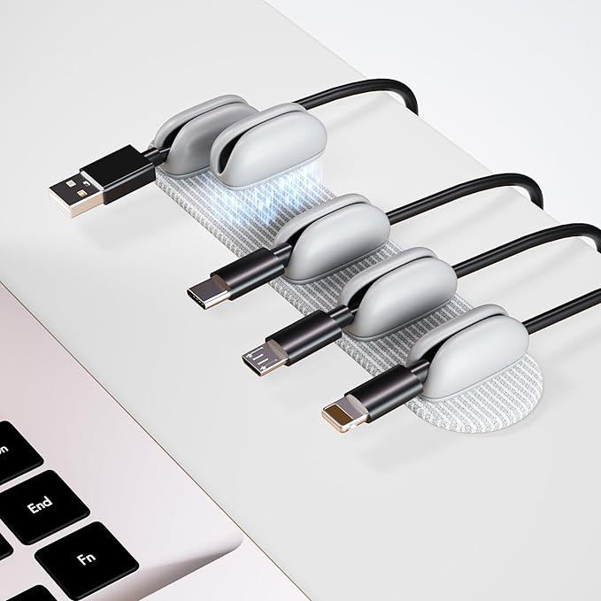 5-Pack Magnetic Cable Clips Cord Organizer - Image 8
