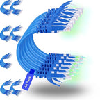 Rapink Patch Cables Cat6 1ft, Ethernet Patch Cable 10G, Cat 6 Patch Cable by Rapink