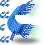 Rapink Patch Cables Cat6 0.5ft, Ethernet Patch Cable 10G, Cat 6 Patch Cable by Rapink