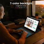 OYEEICE Keyboard Case for iPad Pro 12.9 inch & New Air 13 inch M2, 7 Color - Image 6