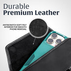 Turtleback Belt Holder for iPhone 16 Pro, 15 pro 14 Pro 13 Pro -Medium- Fits - Image 4
