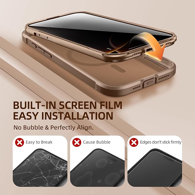 BERFY Magnetic for iPhone 16 Pro Max Case, Compatible - Image 6