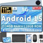 Android 15 Tablet, 11 inch Tablet by QDDQ