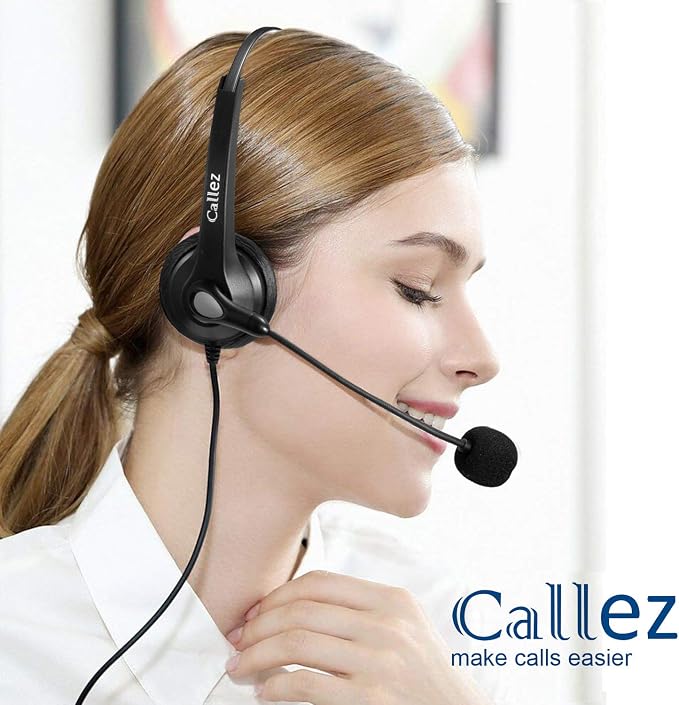 USB Headset with Microphone Noise Cancelling & Audio Controls, Stereo Computer - Image 2