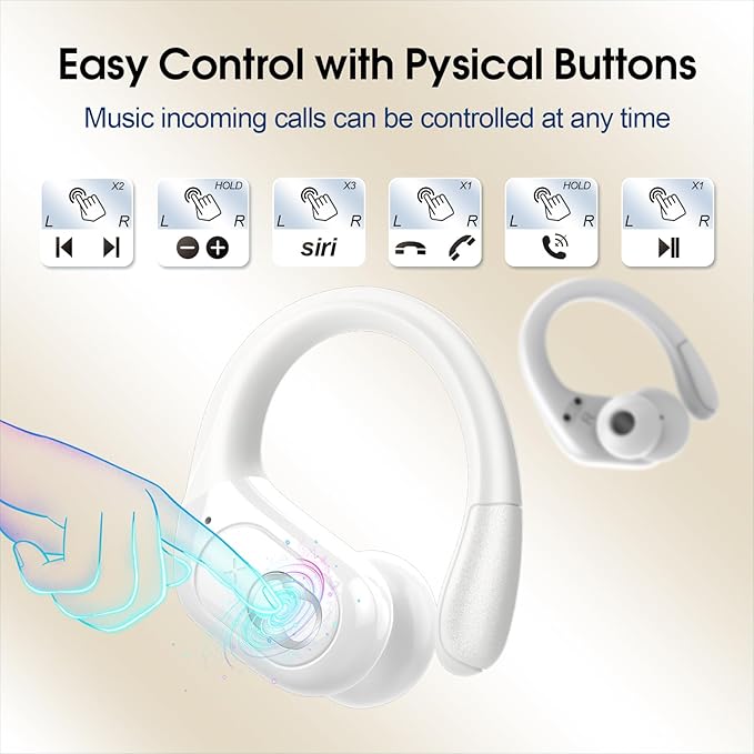 Wireless Earbuds 75hrs Bluetooth 5.4 Headphone Sport, 2026 Bluetooth Earbuds - Image 7