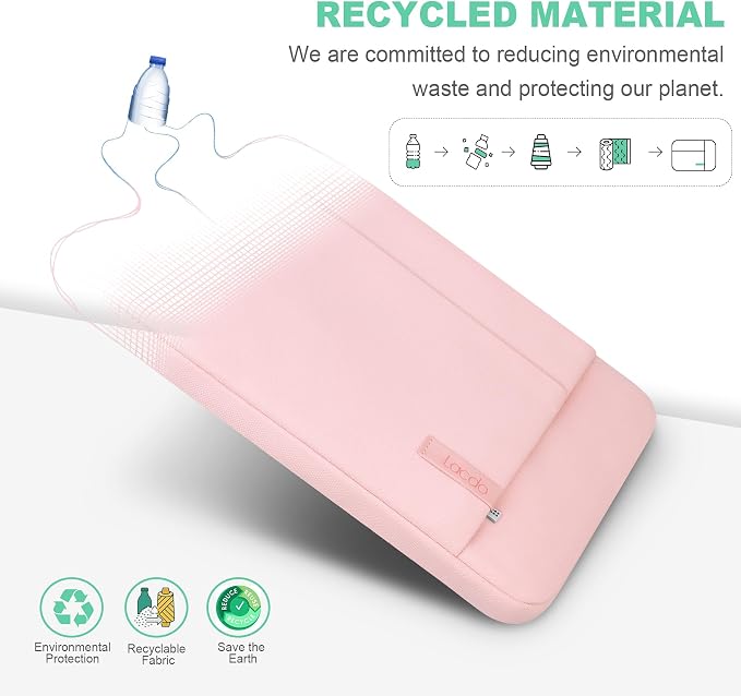 Lacdo Laptop Sleeve Case for 14 inch New MacBook Pro M4/M3/M2/M1 Chips Pro Max - Image 2