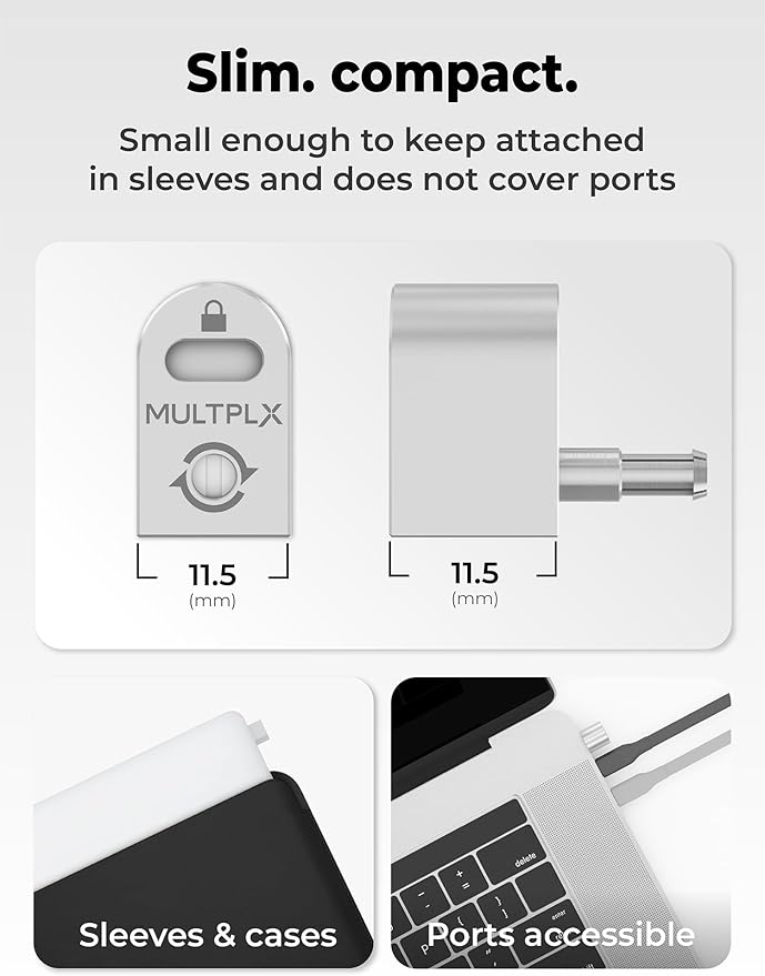 Laptop Lock Adapter for Kensington Lock | Adds Security Slot To Any Laptop inc - Image 6