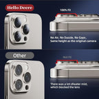 Compatible with iPhone 16 Pro Camera Lens Protector, 9H Metal Aluminum Alloy - Image 2