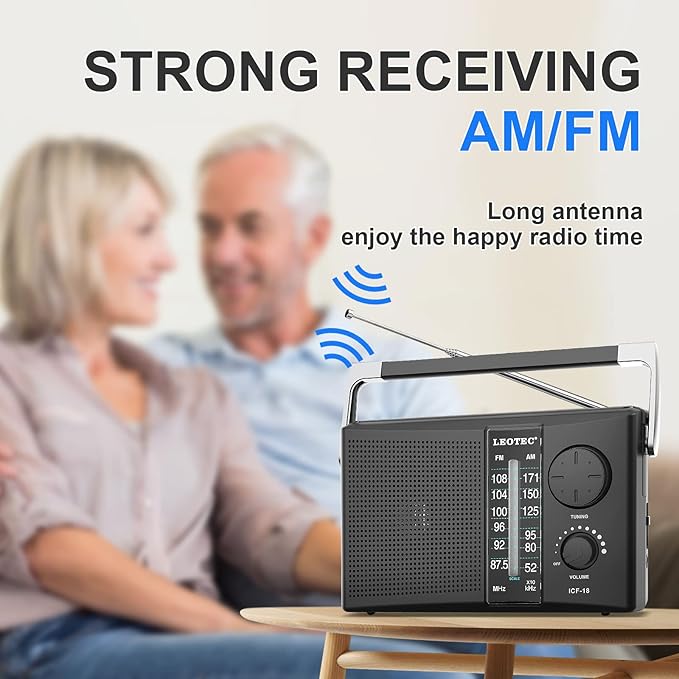 LEOTEC Portable AM FM Radio - Image 4