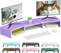 Dual Monitor Stand for Desk, Metal Monitor Riser by OUTIOE
