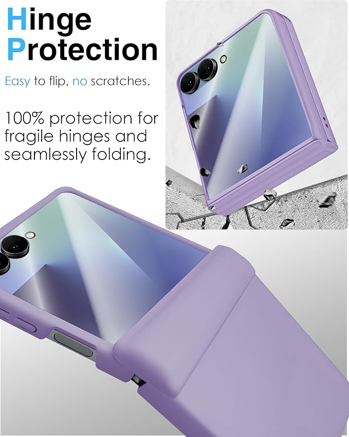 STORMTAL for Samsung Galaxy Z Flip 7 Case, Hinge Protection, Built-in Screen - Image 3
