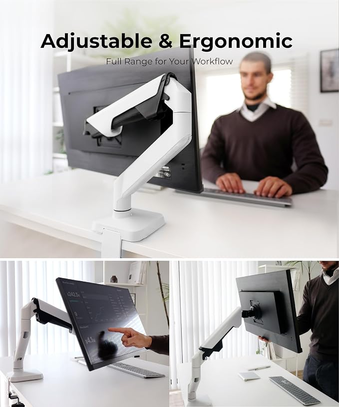 Heavy Duty Monitor Arm Desk Mount - Image 8
