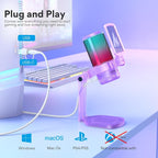 MAONO Gaming Microphone with Noise Cancellation, PC USB Condenser Mic - Image 7