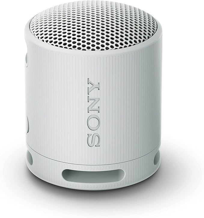 Sony SRSXB100/H Portable Mp3 Player Wireless Speaker Systems Light Gray by Amazon+Renewed
