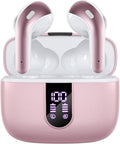 TAGRY Bluetooth Headphones True Wireless Earbuds 60H Playback LED Power Display by TAGRY