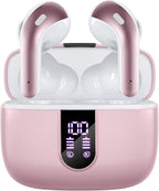 TAGRY Bluetooth Headphones True Wireless Earbuds 60H Playback LED Power Display by TAGRY
