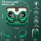 Wireless Earbuds 75hrs Bluetooth 5.4 Headphone Sport, 2026 Bluetooth Earbuds - Image 2