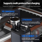 Mini Retractable Car Charger, 87W Car Accessories Adapter - Image 3