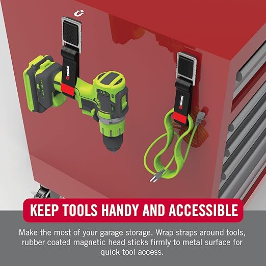 VELCRO Brand Magnetic Straps – Reusable Cord, Hose & Tool Organizer - Image 3