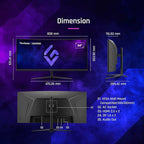 ViewSonic VX3418C-2K 34 Inch UltraWide QHD 1440p Curved Gaming Monitor - Image 4