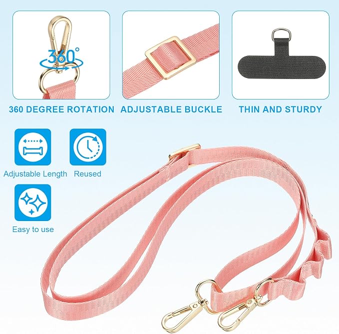 PATIKIL Universal Cell Phone Lanyard, Adjustable Crossbody Phone Strap - Image 3