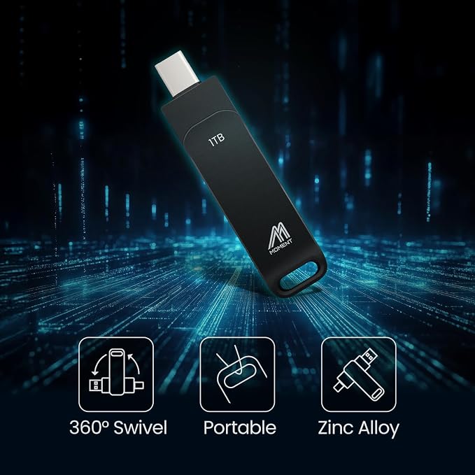 MMOMENT MU P50 1TB External SSD – USB-C & USB-A Portable Solid State Drive - Image 4