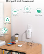 PD30W USB Outlet Extender Surge Protector - - Image 6