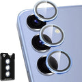 for Samsung Galaxy S25 Camera Lens Protector, Individual Metal Ring Tempered by Btscase