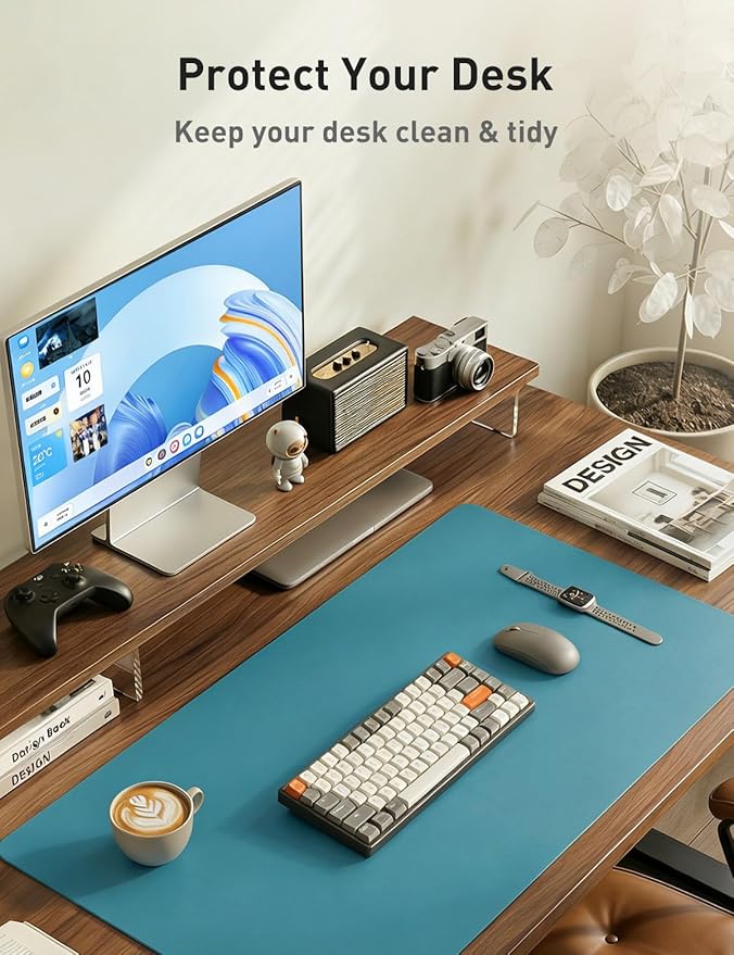 Aothia Faux Leather Desk Mat - Image 8