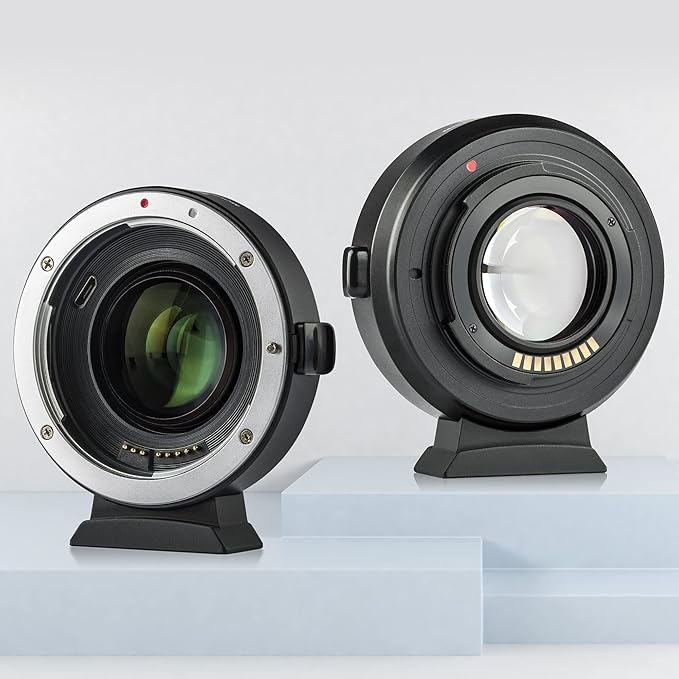 VILTROX EF-EOS M2 Auto Focus Lens Adapter 0.71x Reducer Speed Booster - Image 2