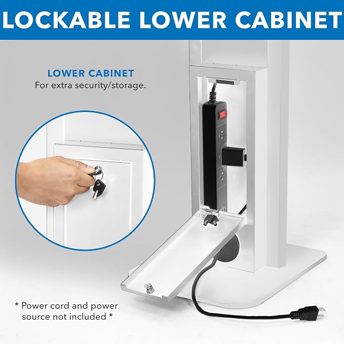 Mount-It! Anti-Theft Tablet Floor Stand, Commercial Tablet Floor Kiosk - Image 7