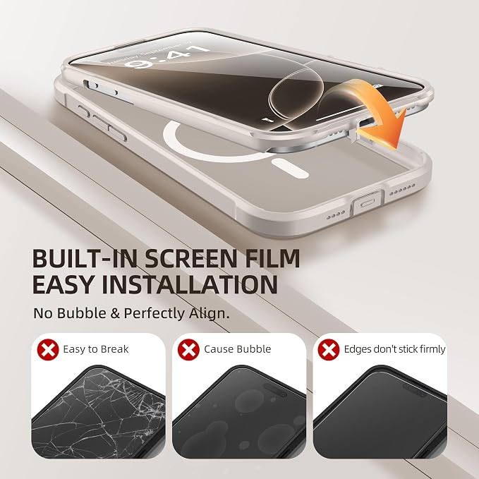 BERFY Magnetic for iPhone 16 Pro Max Case, Compatible - Image 5