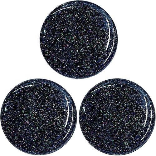 3 Pack Fashionable Clear Glitter Expandible Collapsible Moblile Phone Grip - Image 2