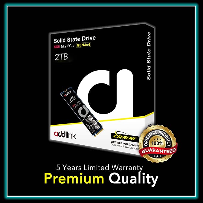 Addlink S85 2TB M.2 PCIe NVMe Gen4 Memory Expansion SSD, Speed Up to 6000 MB/s - Image 7