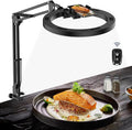Overhead Camera Mount with Ring Light Phone Holder, Phone Tripod with Light by LUXSURE