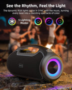 Portable Bluetooth Speakers Wireless, 200W Peak Loud Sound and Deep Bass - Image 8