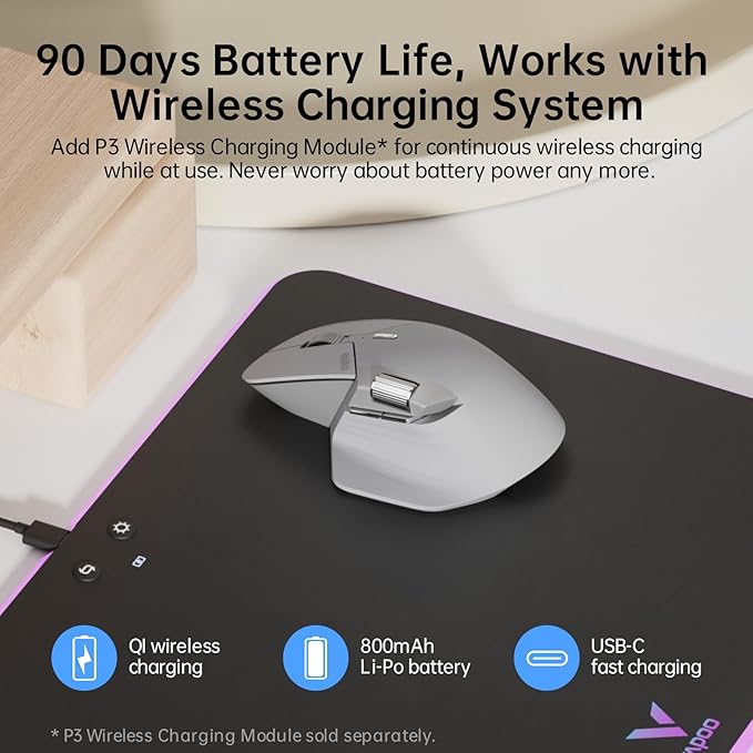 Rapoo MT760Mini Bluetooth Wireless Mouse - Image 4