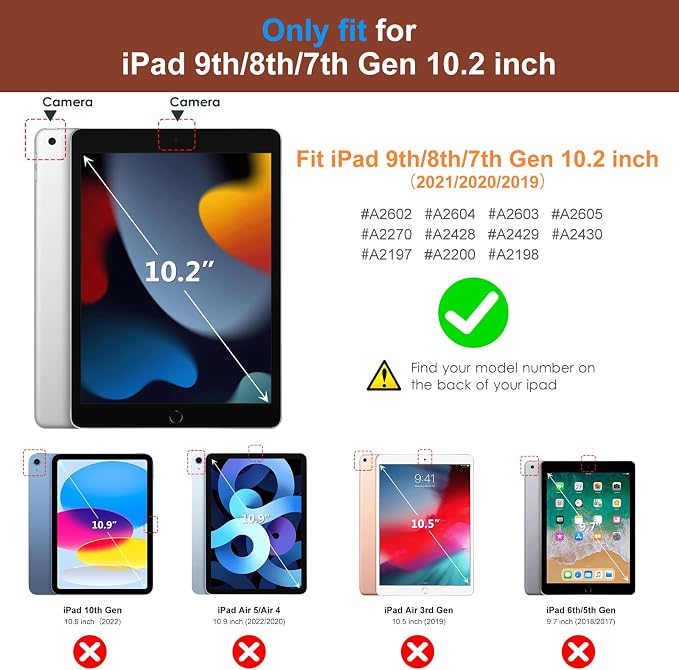DTTO for iPad 9th/8th/7th Generation 10.2" Case 2021/2020/2019 - Image 2